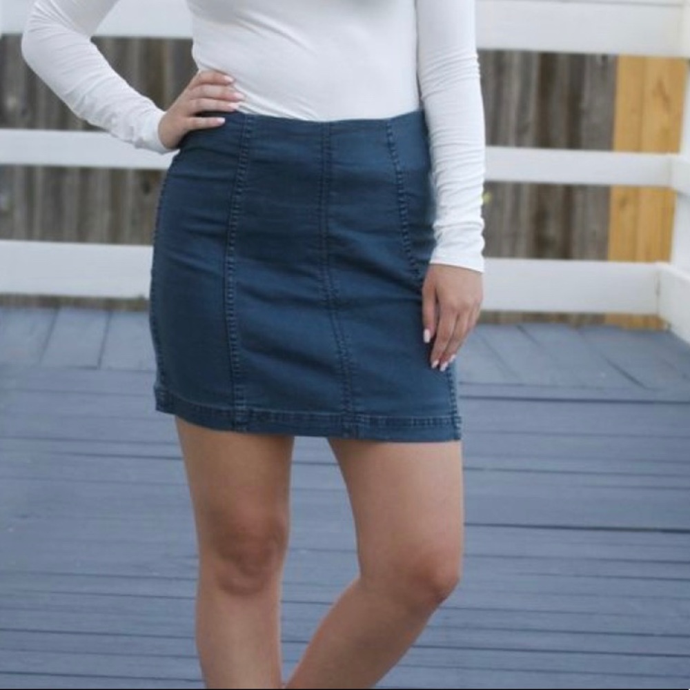 Denim skirt